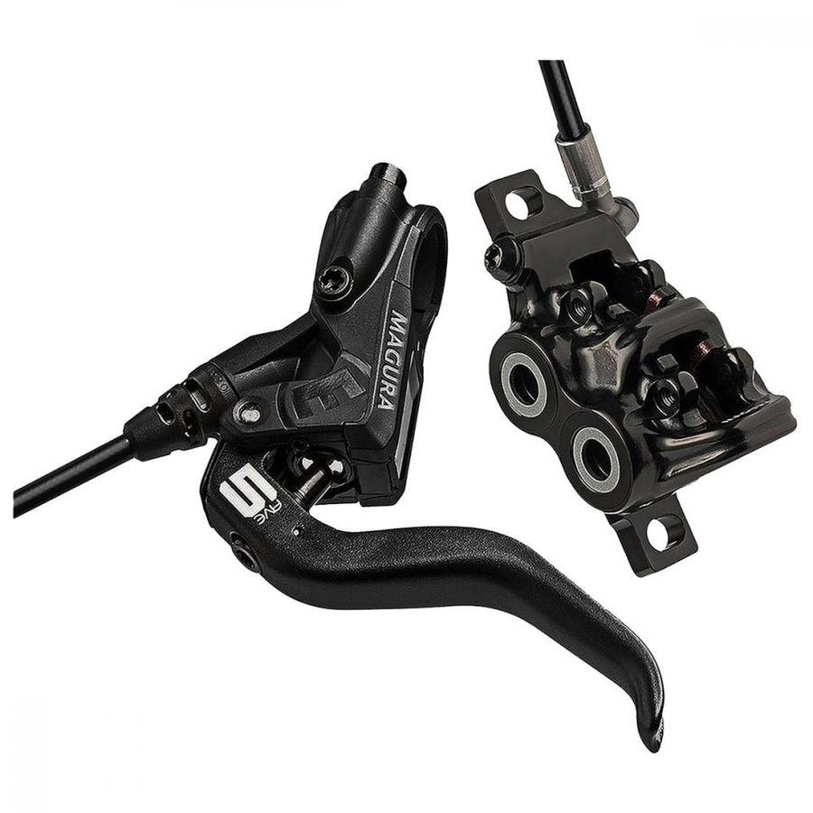 MAGURA MT5, 2-Finger Aluminium-Leichtbau-Hebel - starke 4-Kolben-Scheibenbremse für Trail & Enduro