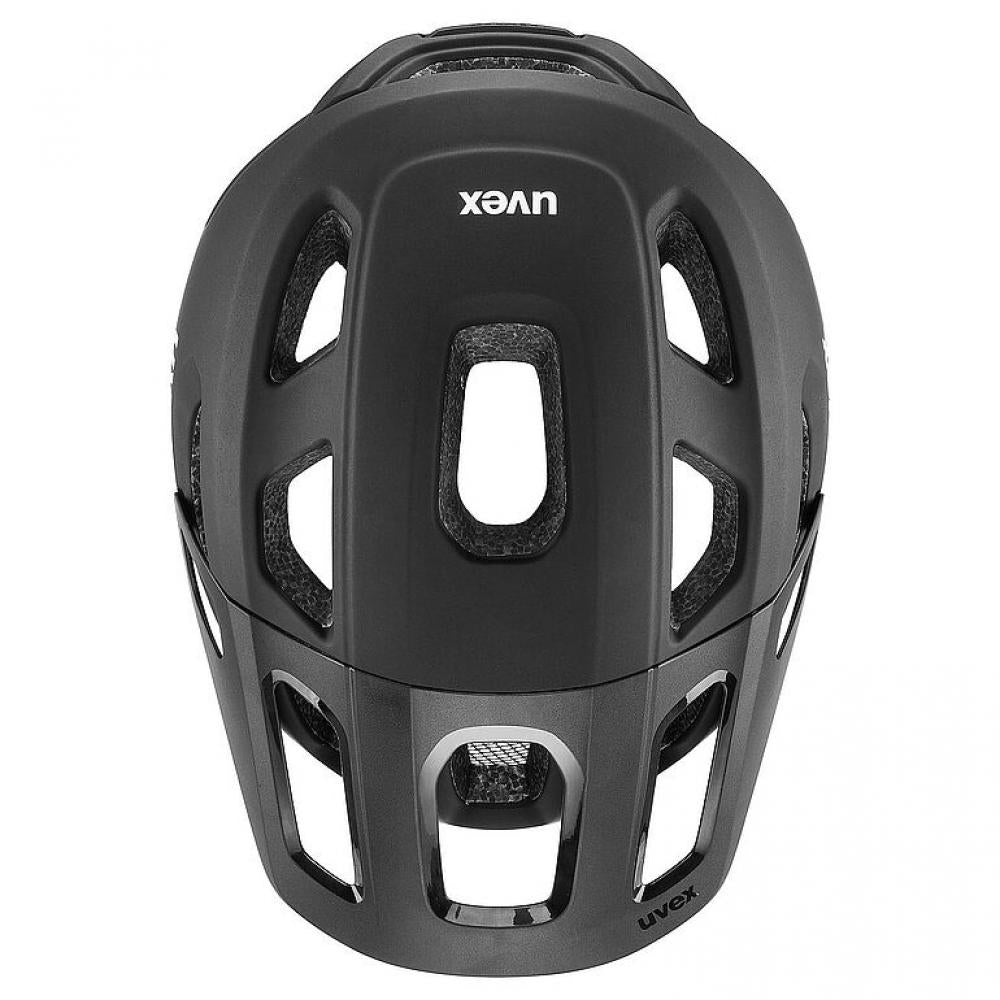 uvex react MTB-Helm black-teal matt 5256 cm - Double Inmold, IAS 3.0, Monomatic, EN 1078