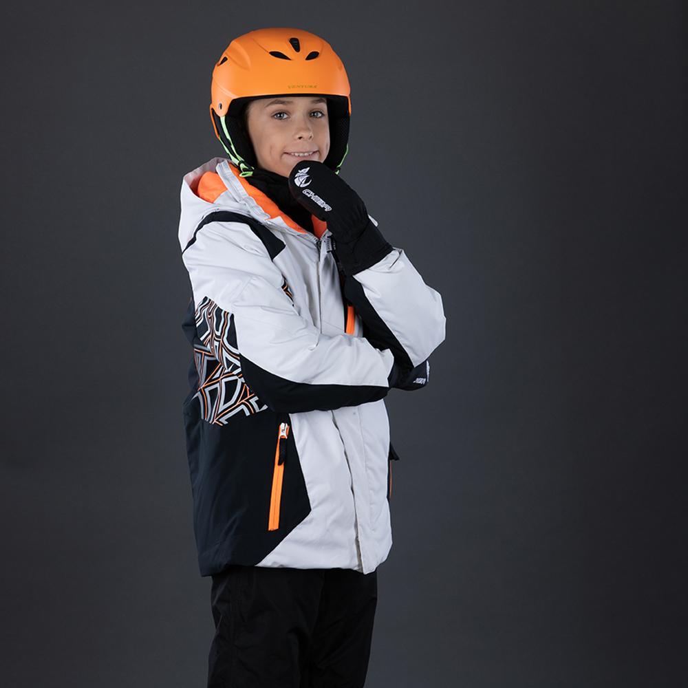 CHIBA Kids Basic Mitten - wasserdichte Kinder-Fäustlinge schwarz, Größe V