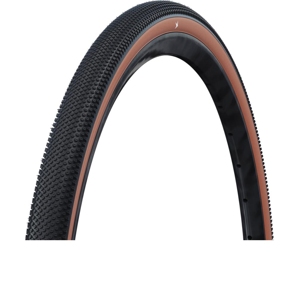 Schwalbe G-ONE ALLROUND Performance Line Faltreifen 28 Zoll Bronze, vielseitiger Gravelreifen mit Profil.
