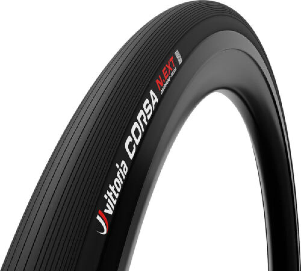 Vittoria Corsa N.EXT TLR Faltreifen 700x34C Schwarz - Tubeless-Ready Rennradreifen mit Graphene 2.0