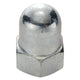 H.R. Fix-Nippel Hutmutter M10 x 1 - SW 15 verzinkt - Feingewinde-Verbindung