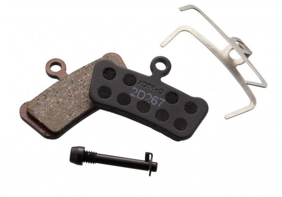 SRAM Trail/Guide organisch/Stahl Scheibenbremsbeläge mit Feder und Stift für Mountainbike-Bremsen.