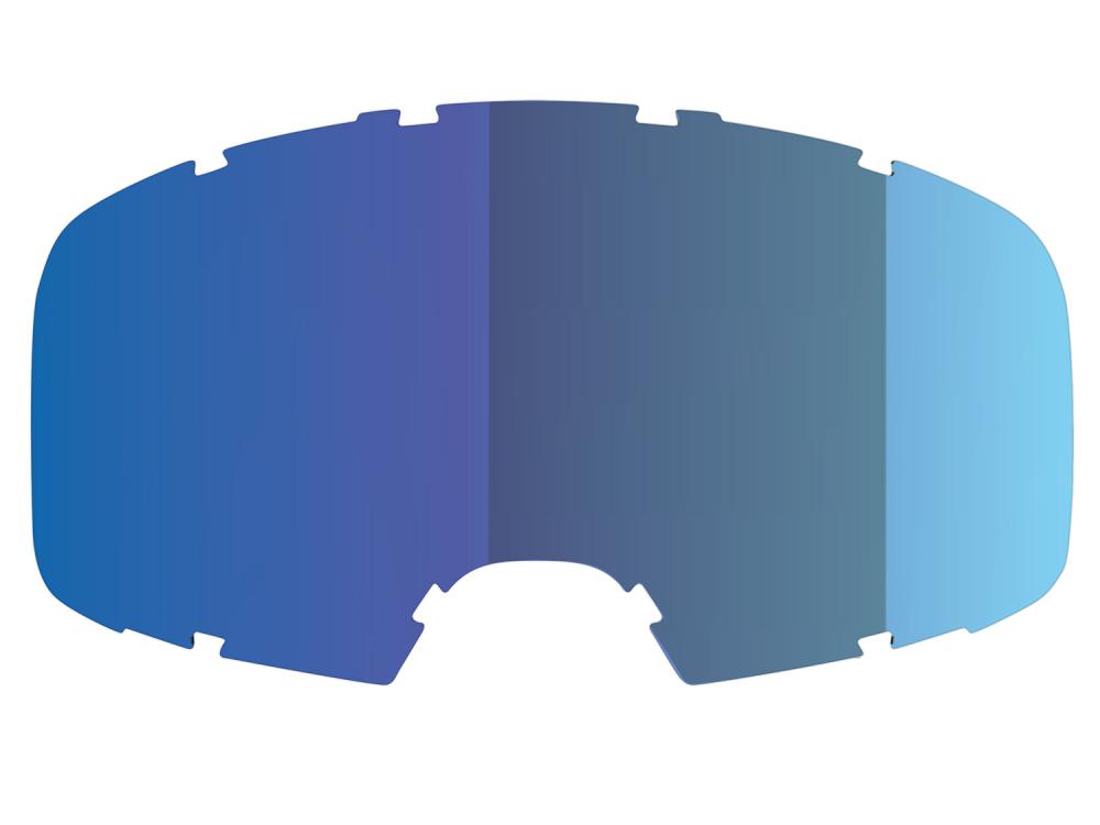 IXS Sports Division iXS Injected Mirror Single Repl. LP Mirror Cobalt Blue - klare Sicht mit Anti-Fog