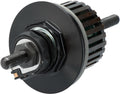 SHIMANO Dynamoeinheit 140 mm für Mutterntyp DH-3D32-NT - 140 mm, Schwarz