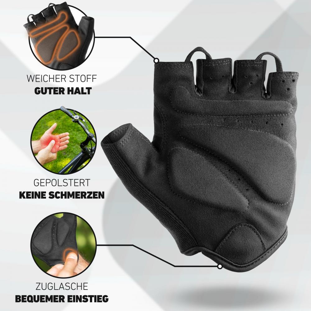 Valkental Handschuhe BikeRider Essential Gr. L Schwarz