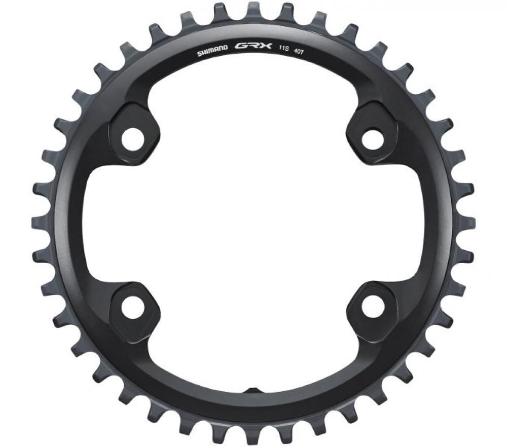 SHIMANO Kettenblatt GRX FC-RX810 40 Zähne Schwarz - Effizienter 1-fach Antrieb für Gravel und Road