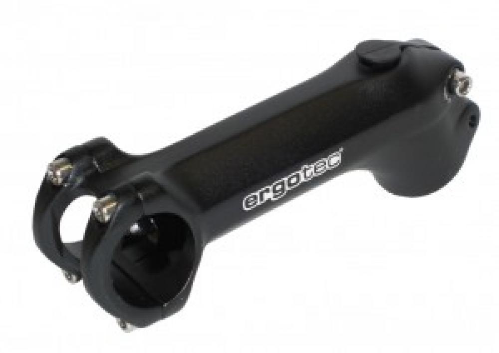 Schwarzer Humpert Ergotec Charisma Fahrrad Vorbau 110mm 31.8mm für Lenker und Gabel.