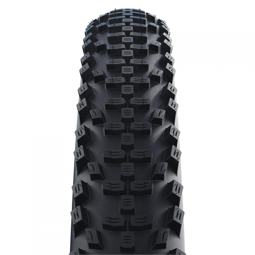 Schwalbe Smart Sam Plus Performance E-MTB Allround-Drahtreifen, Nahaufnahme des Profils für sicheren Halt.