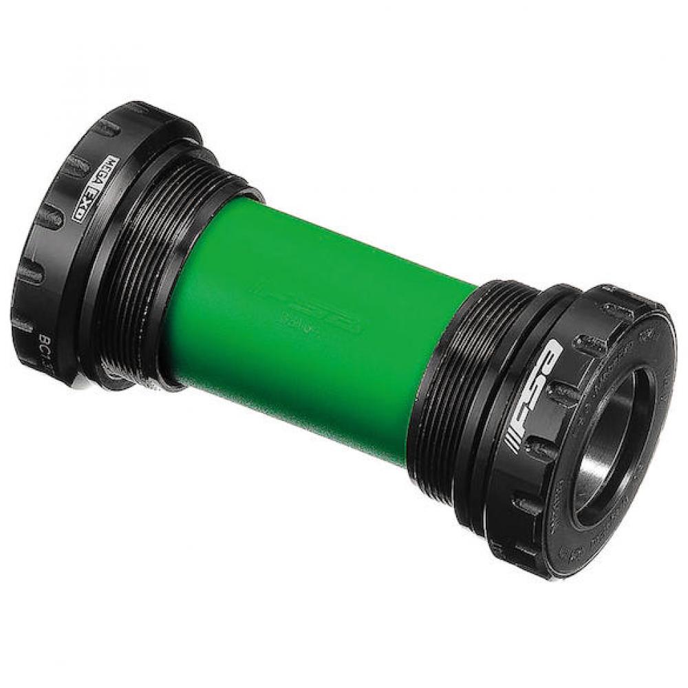FSA Innenlager MTB BSA68/73 auf MegaExo Ø 24 mm Grün - leichtgängiger Antrieb