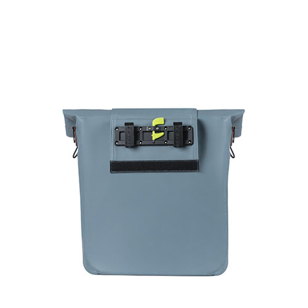 Basil City Fahrradshopper Vegan Leather graphite blue Größe 30x18x49cm 16l
