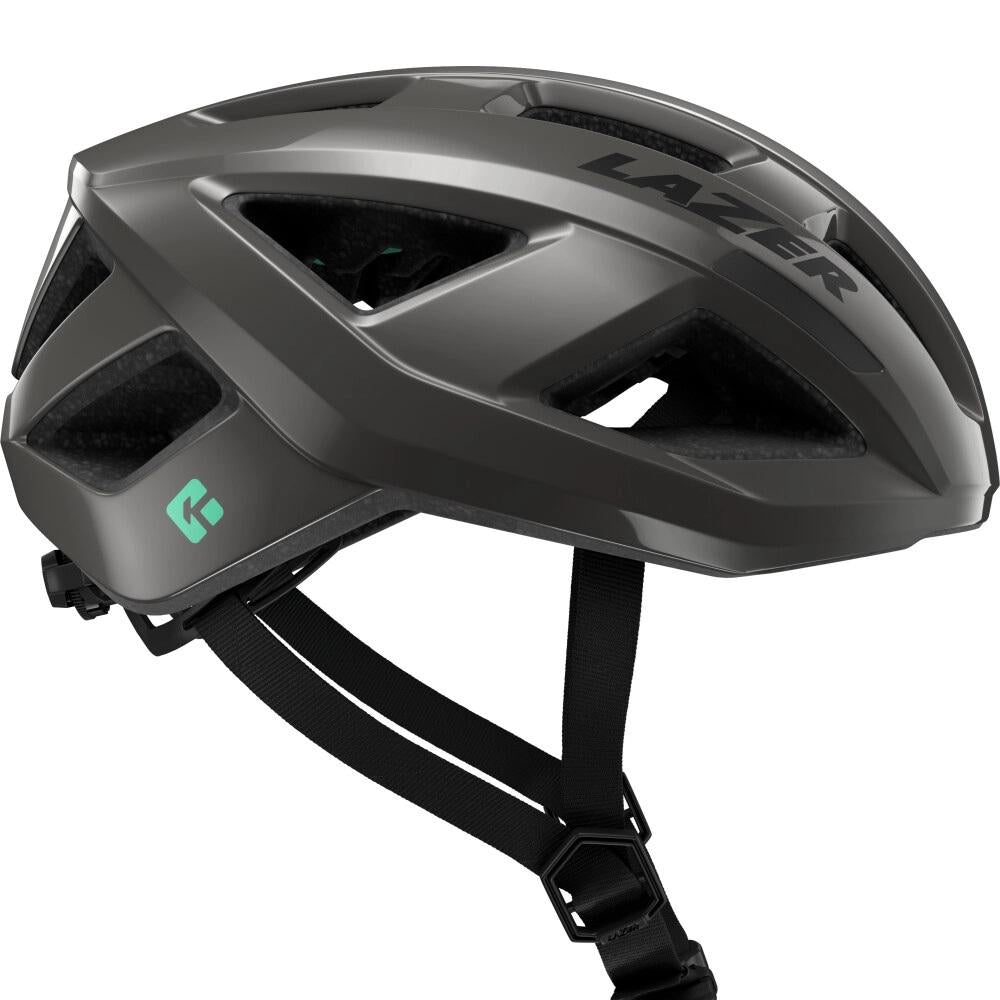 LAZER Helm Tonic KinetiCore Road Titanium (M) - leichter, sicherer Rennradhelm