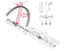 SHIMANO Speiche m.Nippel f.WH-M9200-TL-R12-B-29, 298mm, rechts, 2 Stück wheel - 29, 298mm