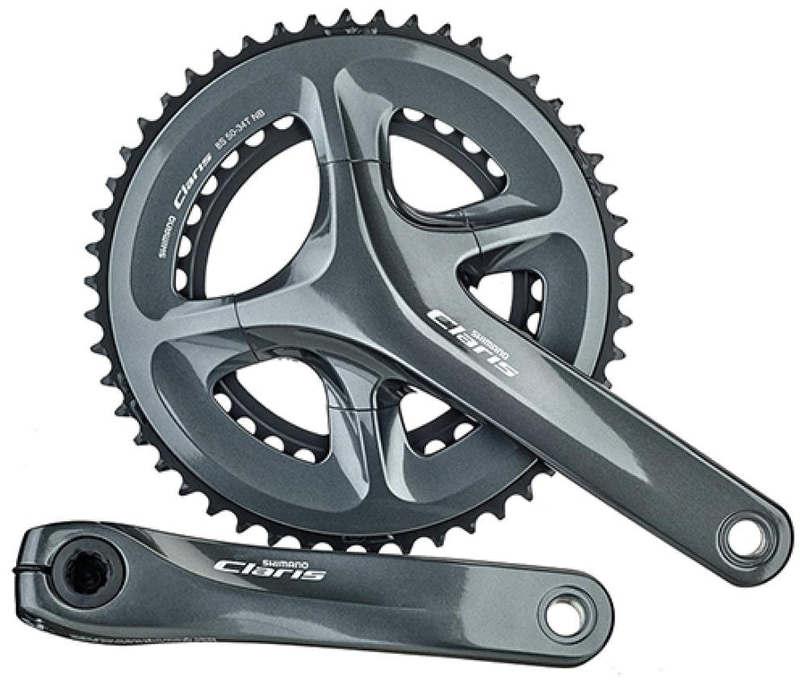 SHIMANO Kurbelgarnitur CLARIS FC-R2000 Kurbelgarnitur - 8-fach, 175 mm, 50-34 Zähne, 34 Zähne
