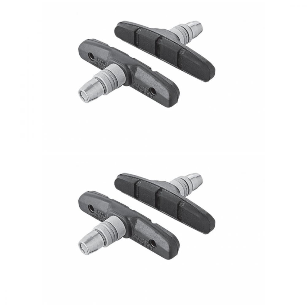 Shimano M70T3 V-Brake Bremsschuhe 2er Set, 70mm, schwarz, für starke Bremskraft und Langlebigkeit.