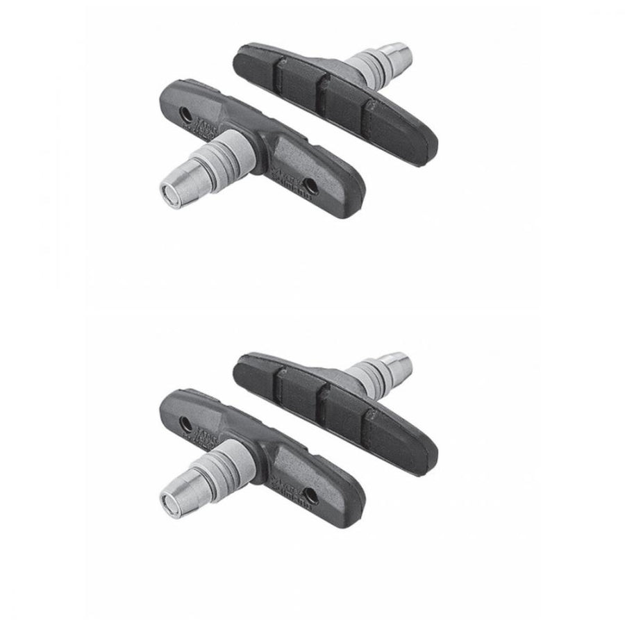 Shimano M70T3 V-Brake Bremsschuhe 2er Set, 70mm, schwarz, für starke Bremskraft und Langlebigkeit.