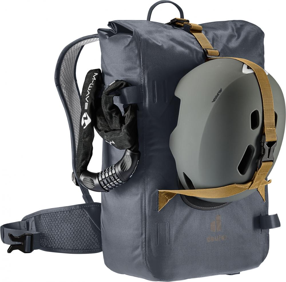 Deuter Amager 25+5 Fahrradrucksack Wasserdicht Graphite - 25 Liter Volumen mit Laptopfach