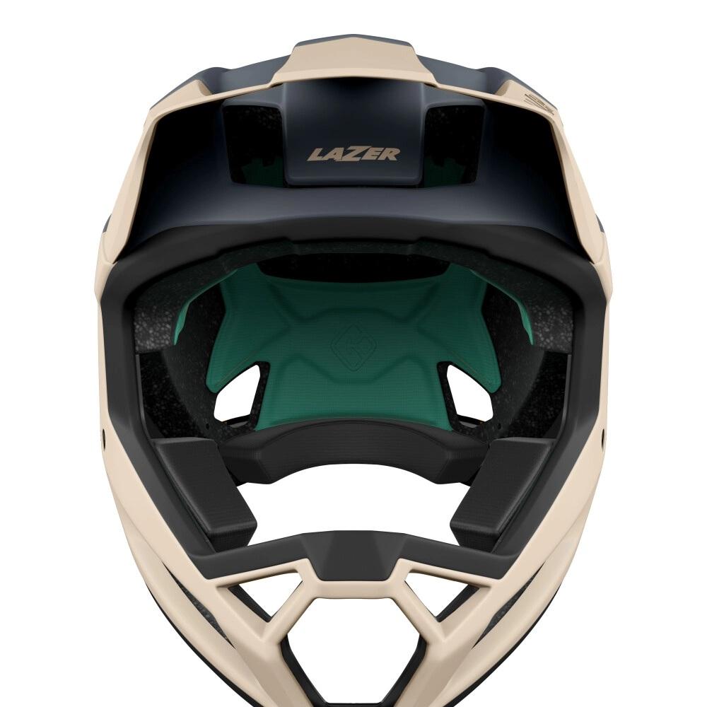 LAZER Cage KinetiCore Full Face Helm matte sand - maximaler Downhill-Schutz