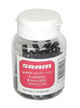 SRAM Kabelenden kurz 4 mm schwarz 100er Pack - saubere Schaltzug-Abschlüsse