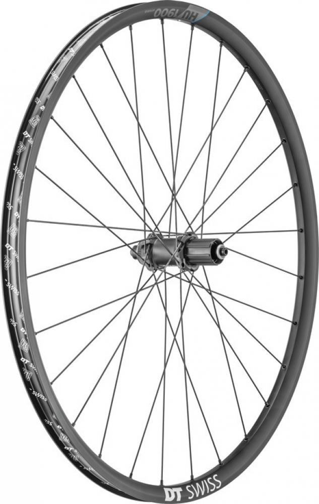 DT Swiss Laufrad HU 1900 SPLINE 29" 622 x 25 mm schwarz - robustes E-MTB Hinterrad