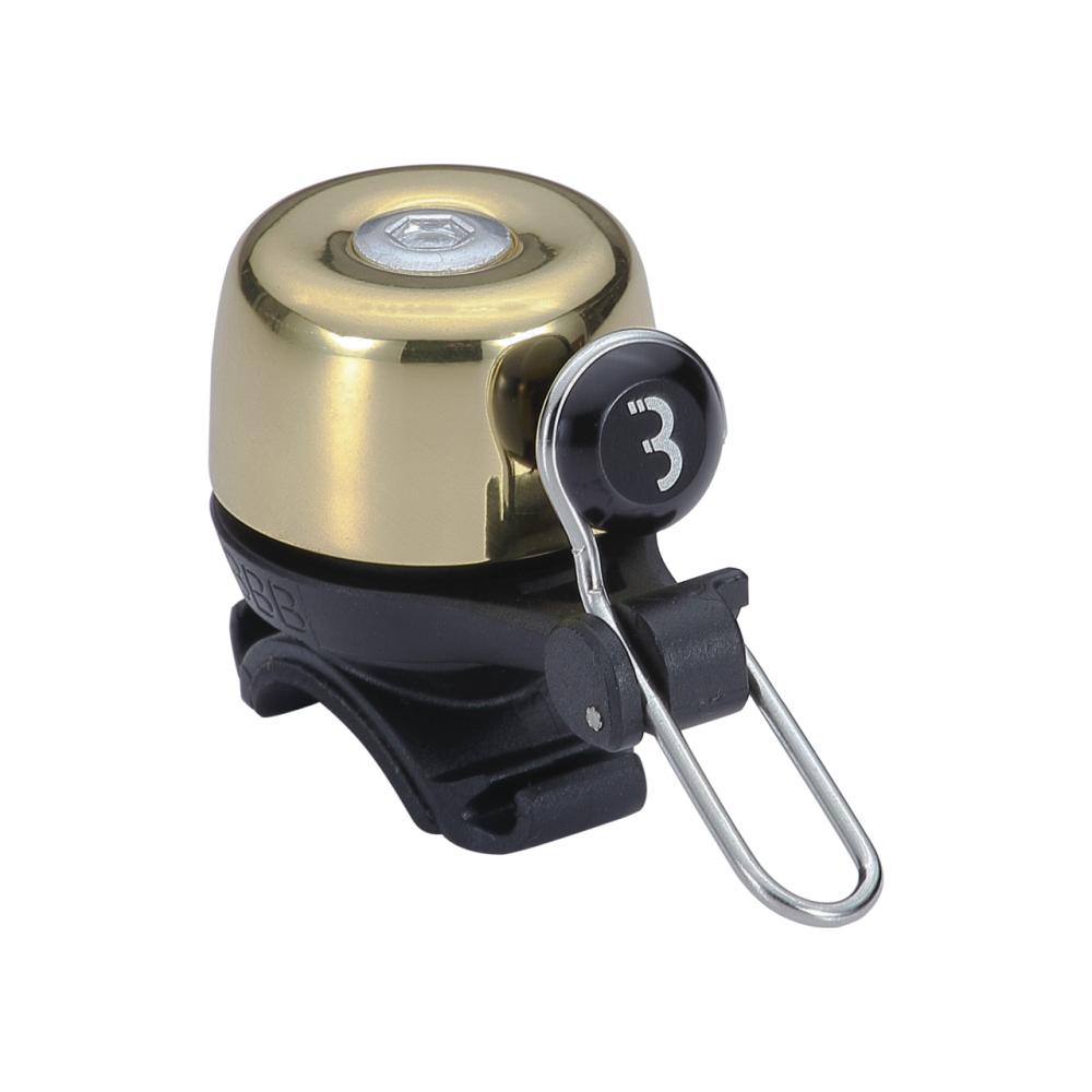 BBB Cycling BBB Klingel Noisy brass glanz Einheitsgröße gold - laute Fahrradklingel aus Messing