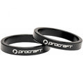 Procraft Ahead Spacer Alu 1 Zoll 5 mm 1 Zoll schwarz - präzise Lenkerhöhe