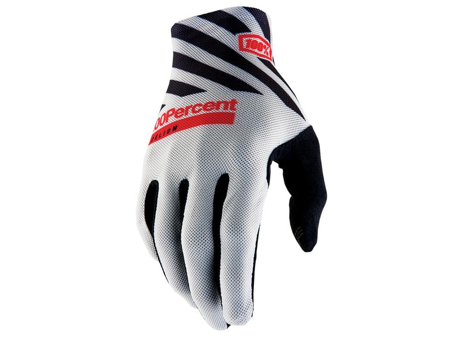 100% Celium Gloves S grey - ultraleichter MTB-Handschuh mit maximalem Grip