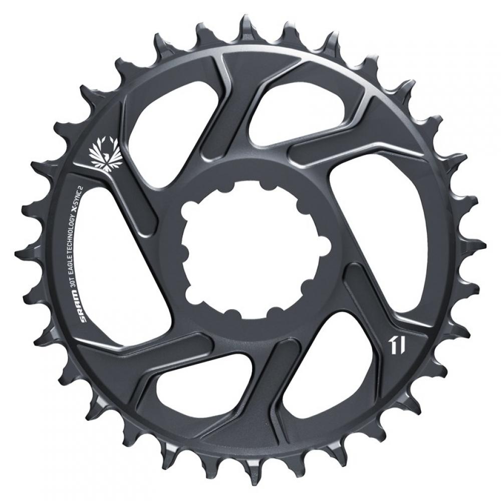 SRAM Kettenblatt X-Sync 2 SL Eagle 30T 6 mm lunargrau - Leichtes Boost-Upgrade