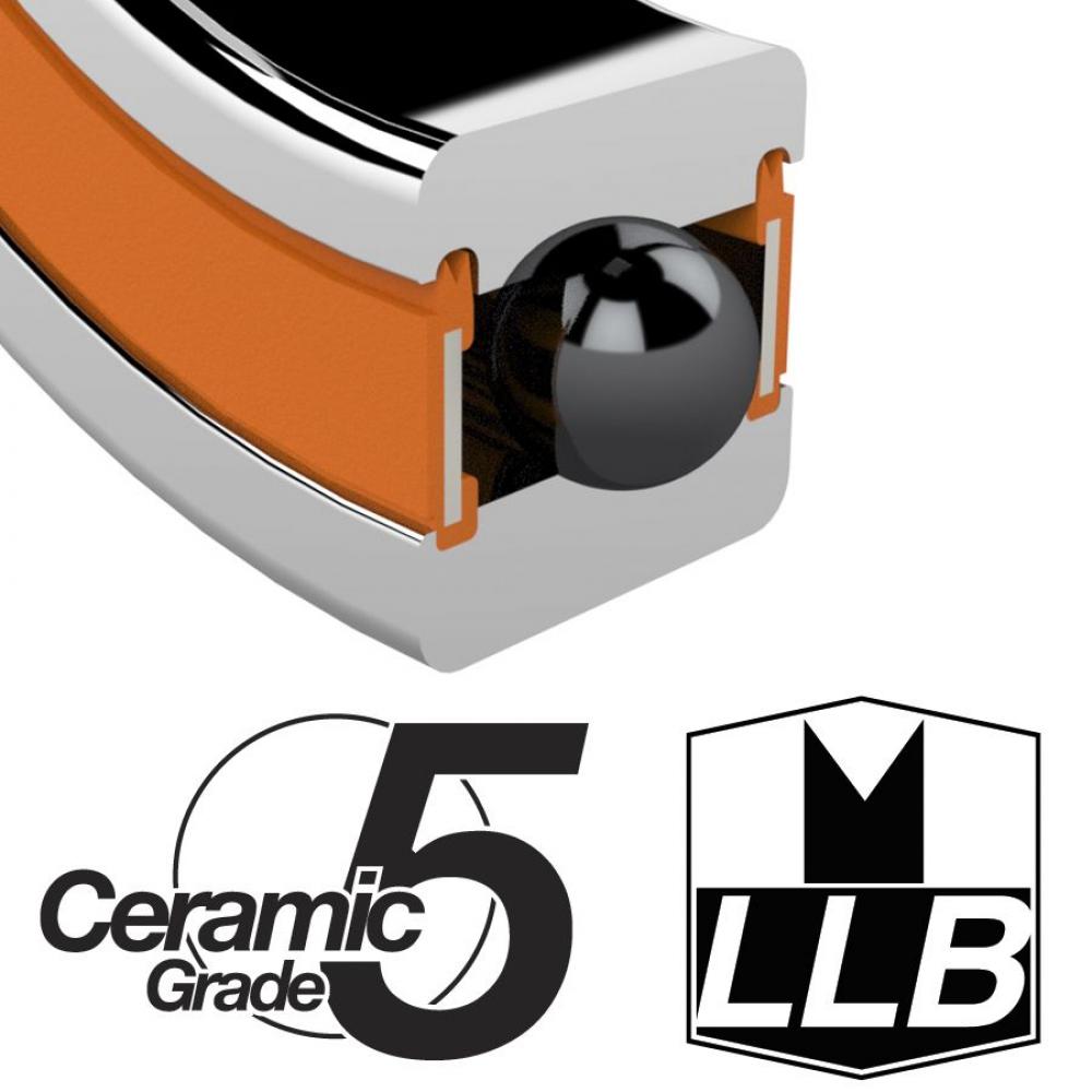 Enduro Bearings CH 6802 LLB Ceramic Hybrid 15 x 24 x 5 mm
