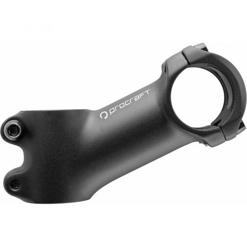 Procraft City Pro Vorbau 25° / 80 mm Schwarz - Formschöner Aluminium-Vorbau für aufrechtes Fahren