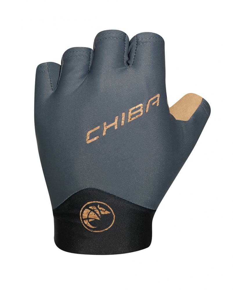 CHIBA ECO Glove Pro - Radhandschuhe dunkelgrau, Größe L, atmungsaktiv & gepolstert