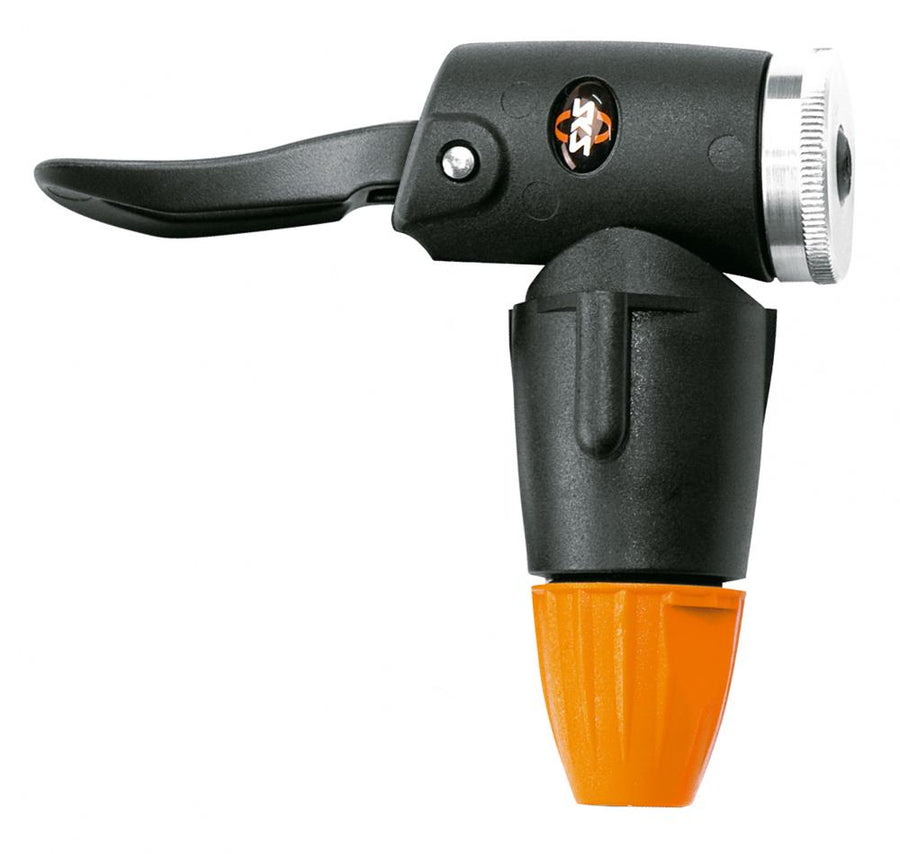 SKS Ventil E.V.A-Kopf für Rennkompressor - universell einsetzbar für alle Ventilarten wie Presta Schrader und Dunlop robust und langlebig einfache Handhabung - Pumpenkopf