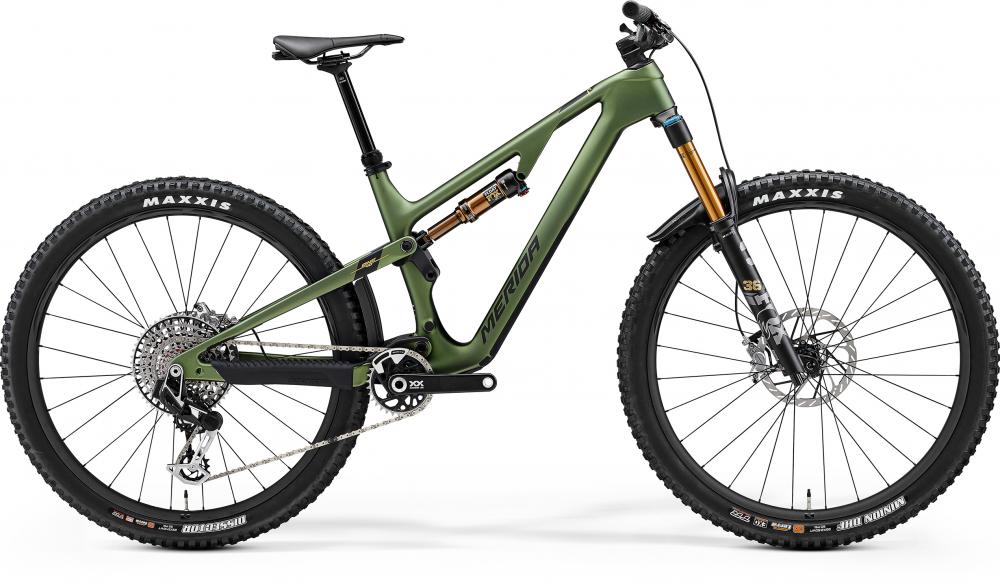Merida ONE-FORTY 10K III2 XS grün/schwarz-gold - High-End Trailbike aktueller Stand der Technik