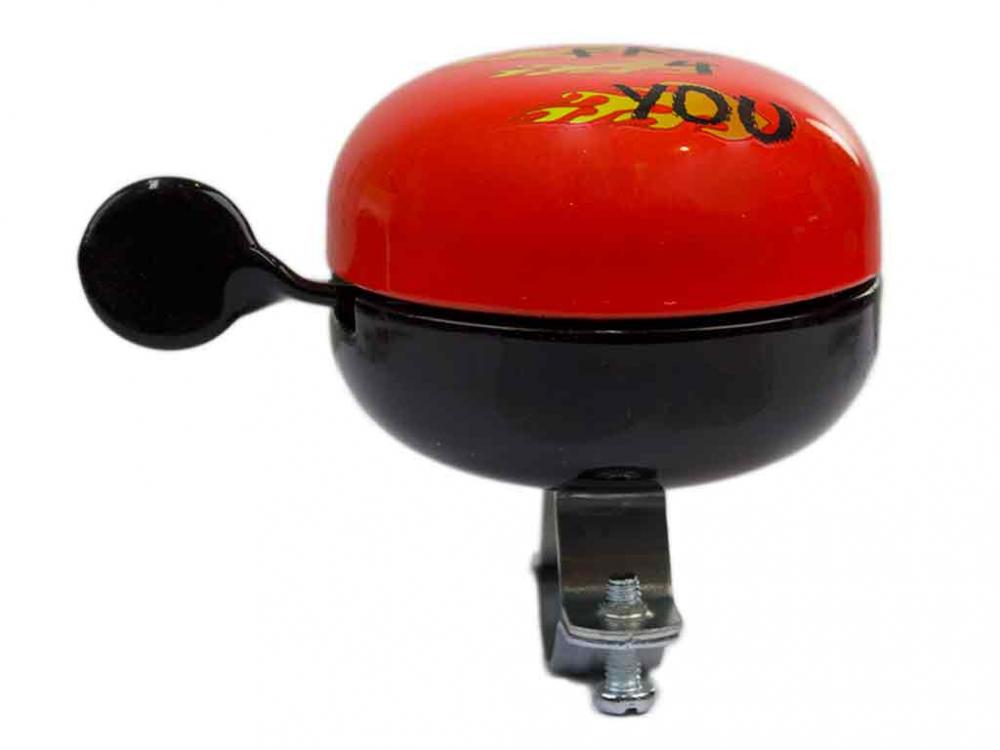 bbeBells Fahrradklingel "2 FAST 4 YOU"  60mm, für Lenker 1,72,5cm, auffälliges Design, langlebige Metallverschraubung, laut und stilvoll