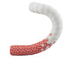 Deda Lenkerband Loop Gel weiß rot mit Alu Stopfen