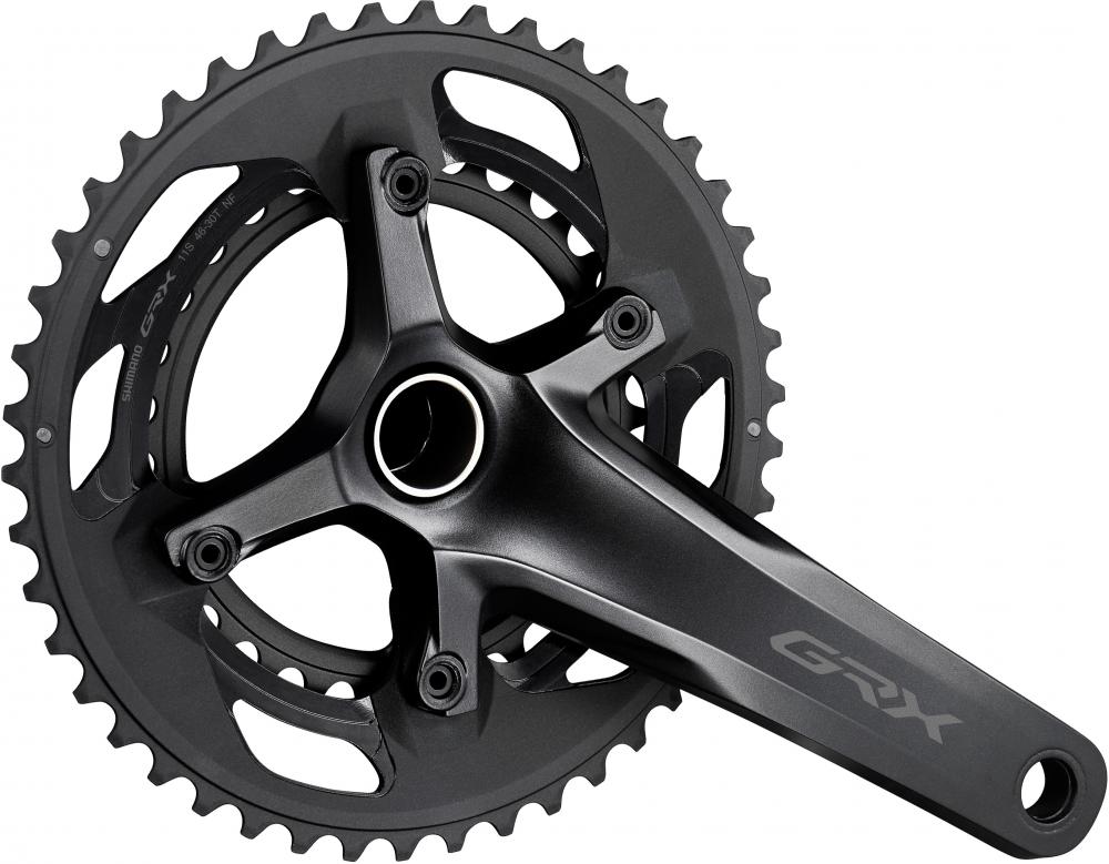 SHIMANO Kurbelgarnitur GRX FC-RX600-11 11-fach 165 mm 46-30 Zähne - 600-11, 11-fach, 165 mm, 46-30 Zähne, 30 Zähne