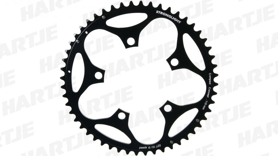 STRONGLIGHT KETTENBLATT SCHWARZ LOCHK REIS 110MM 52 Z