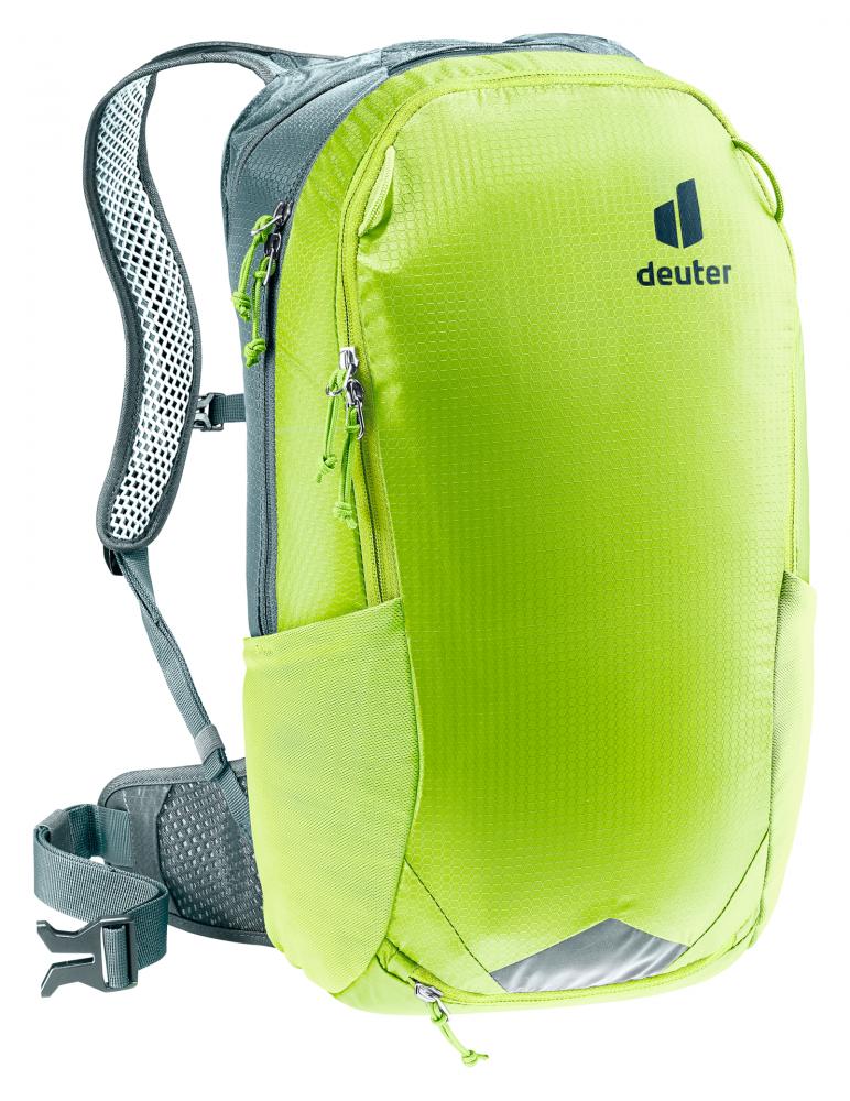 Deuter Race Air 14+3 Fahrradrucksack Citrus-Graphite - extrem leichter Bike-Rucksack mit Aircomfort