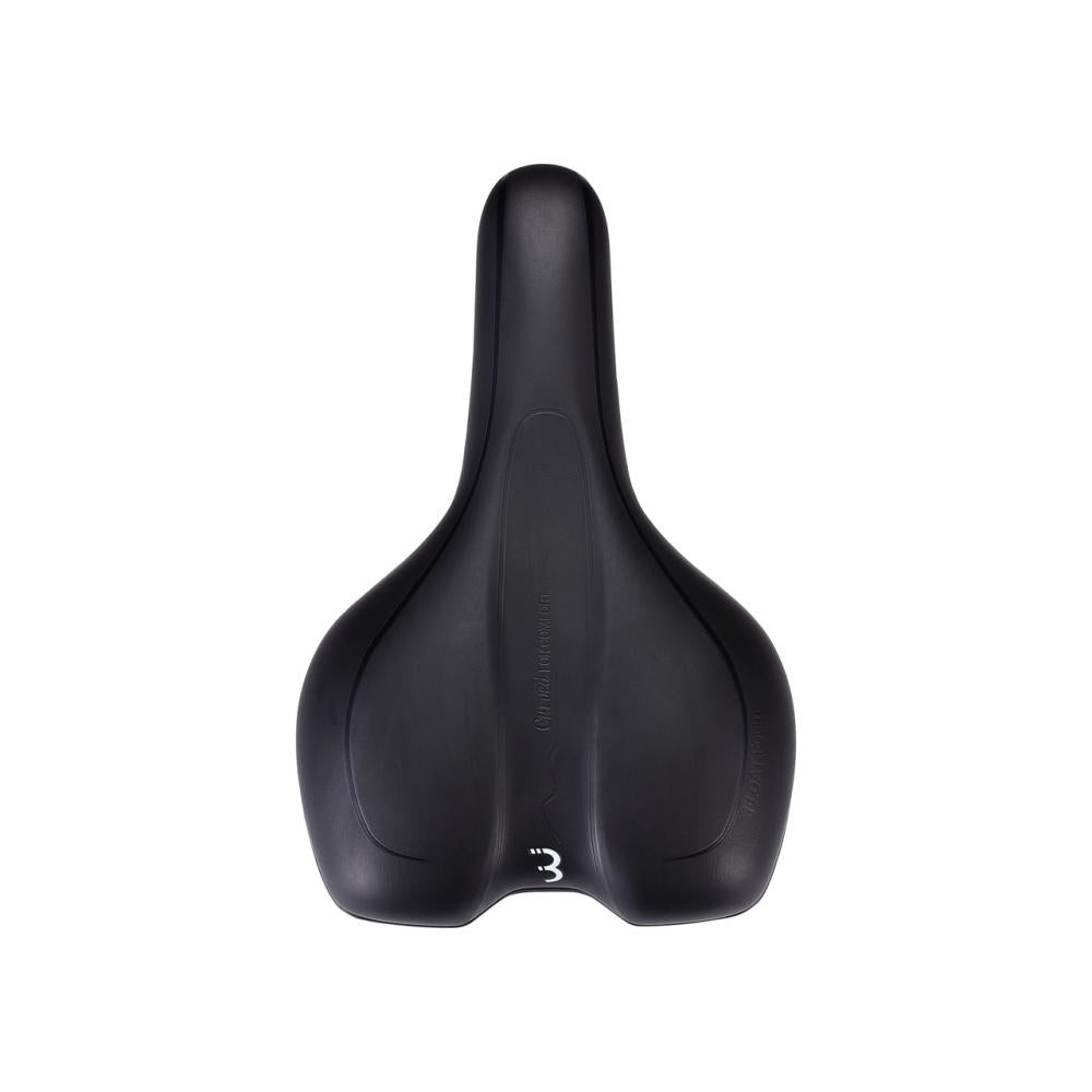 BBB Cycling Sattel Meander Active 170mm schwarz - komfortabler Trekkingsattel für aktive Sitzposition