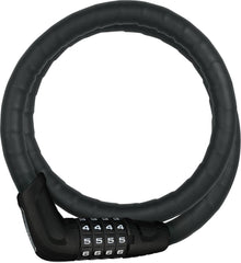 ABUS Tresorflex 6615C/120/15 SCMU Spiralkabelschloss - 120 cm, Ø15 mm, Sicherheitslevel 5, schwarz