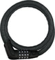 ABUS Tresorflex 6615C/120/15 SCMU Spiralkabelschloss - 120 cm, Ø15 mm, Sicherheitslevel 5, schwarz