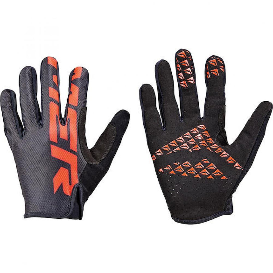 Merida Handschuhe TRAIL schwarz/rot M Schwarz/rot - atmungsaktiver MTB-Schutz