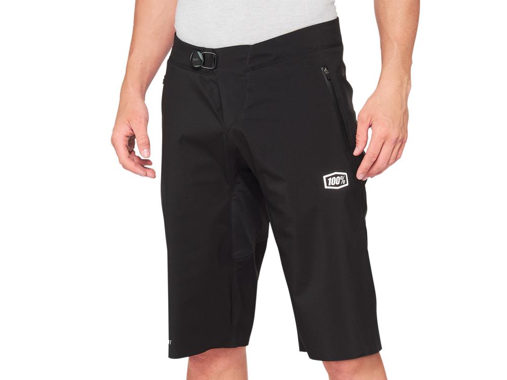 100% Hydromatic Short (SP21) 38" black - wasserdichte MTB-Short für widrige Bedingungen