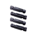 BBB Cycling Bremsschuhe TechStop cartridge 4 in 1 Standard schwarz - starke Bremsleistung bei jedem Wetter