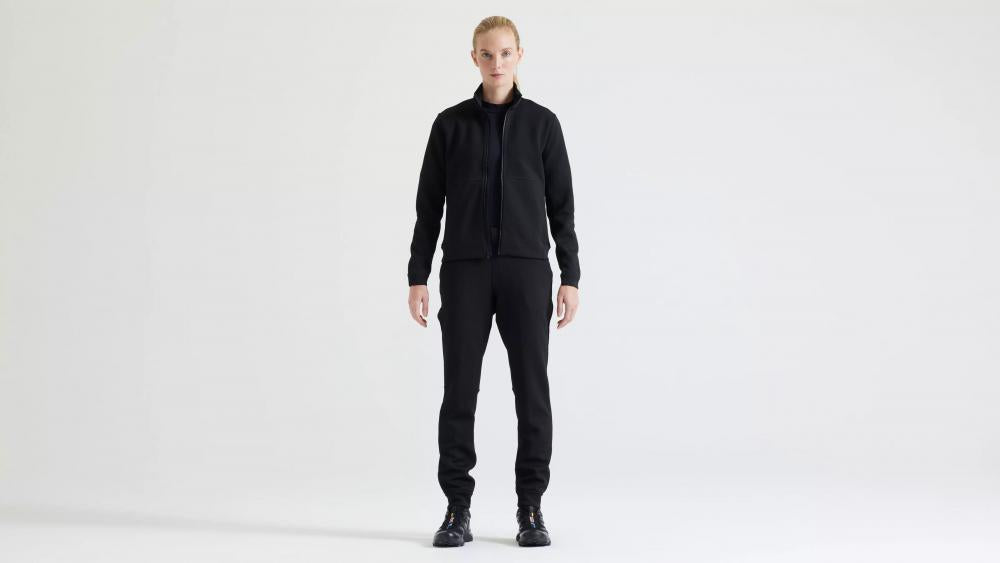 TRACK JACKET WMN BLK S - Schwarz