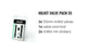 milKit Tubeless-Ventile DV5 55 mm - einfache und saubere Montage
