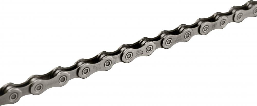 SHIMANO Kette SLX CN-HG701 11-fach, silberne Fahrradkette mit 138 Gliedern und Kettenschloss für 11-fach Antriebe.