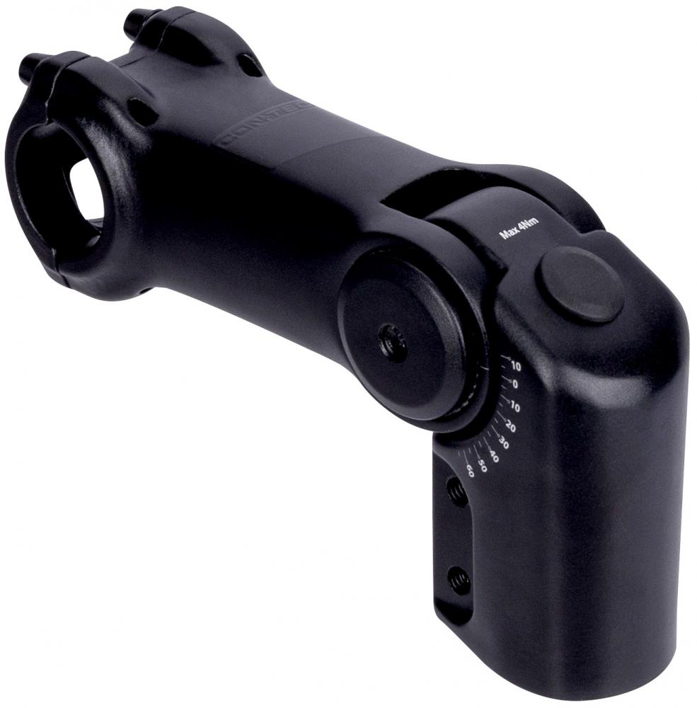 CONTEC Vorbau Ueda Hybrid 25,4 Millimeter - 1 1/8 Zoll - 100 Millimeter - winkelverstellbar - Aluminium 6061 - schwarz