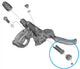 SHIMANO Membran-Einheit BL-M4100 - Ersatzteil für hydraulische Scheibenbremse