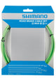 SHIMANO Bremszug-Set Road SIL-TEC beschichtet Bremszug-Set - Rennrad-Bremszüge, Grün